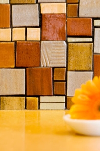Hand Crafted Tile Art on Designer Page