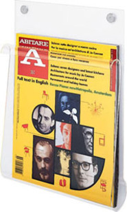 Wall File Chart Model 13139 1 Pocket Clear Acrylic Magazine Rack & Wall File/Chart ...