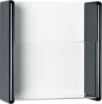 Aperture Magazine Rack Model 488P 1 Pocket High Magazine Rack with Clear Acr — Designer Pages