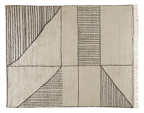 SAFI RUG（サフィラグ） 140 x 200 cm Safi Striped Flatweave Area Rug