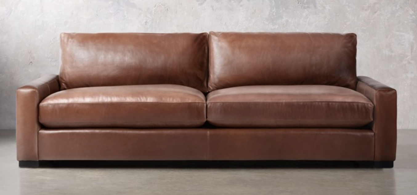 Remington Leather Sofa On Designer Pages