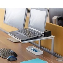 Shelf Railing For Computer Table SOTO Laptop Shelf Rail-Mounted, on Designer Pages